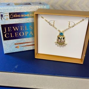 NEW Ring Bomb Party necklace Bejeweled Scarab
